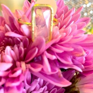 💍💎Moonstone & 14k Gold-Plated Ring💍💎💖💜🌺🌸